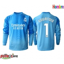 Camiseta Real Madrid Thibaut Courtois #1 Portero Primera Equipación 2025-26 manga larga